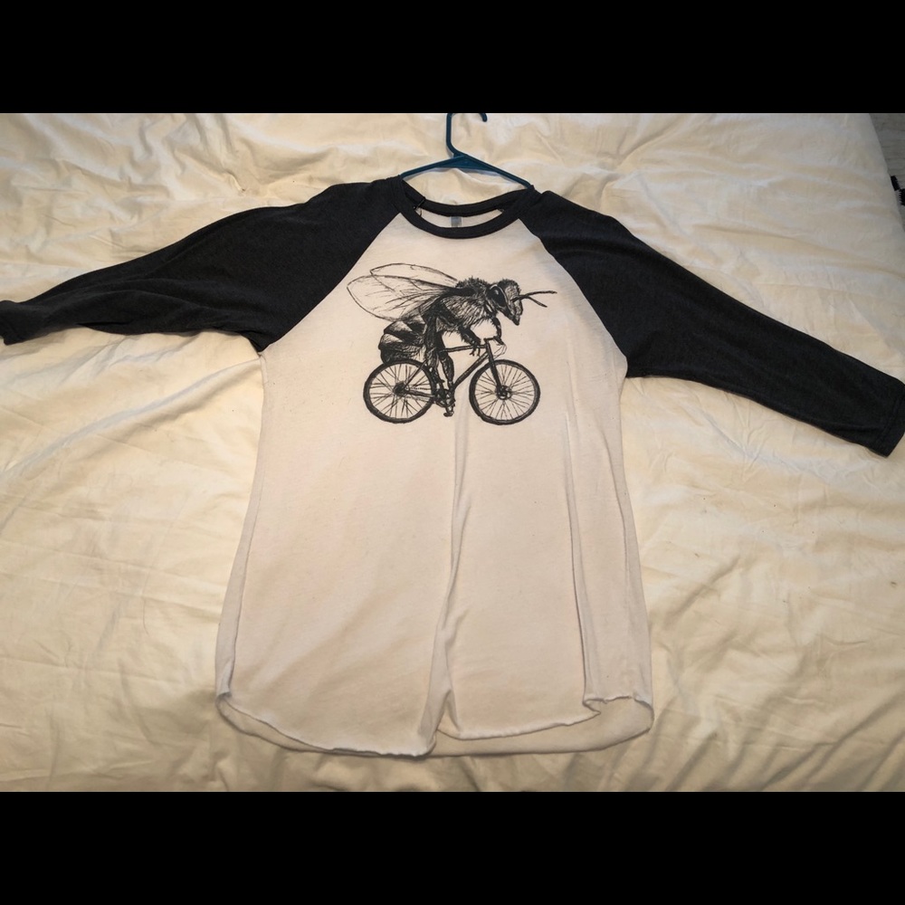 American apparel baseball tee